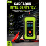 Cargador Inteligente 12V Para Auto y Moto