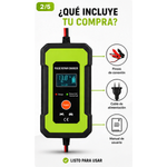 Cargador Inteligente 12V Para Auto y Moto