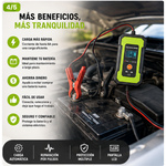 Cargador Inteligente 12V Para Auto y Moto