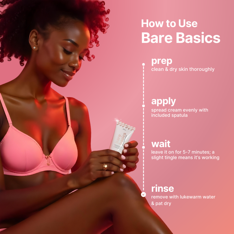 Crema depilatoria sin afeitado Bare Basics - Oferta