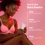 Crema depilatoria sin afeitado Bare Basics - Oferta